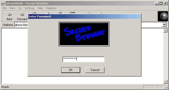 Secure Browser Screenshot